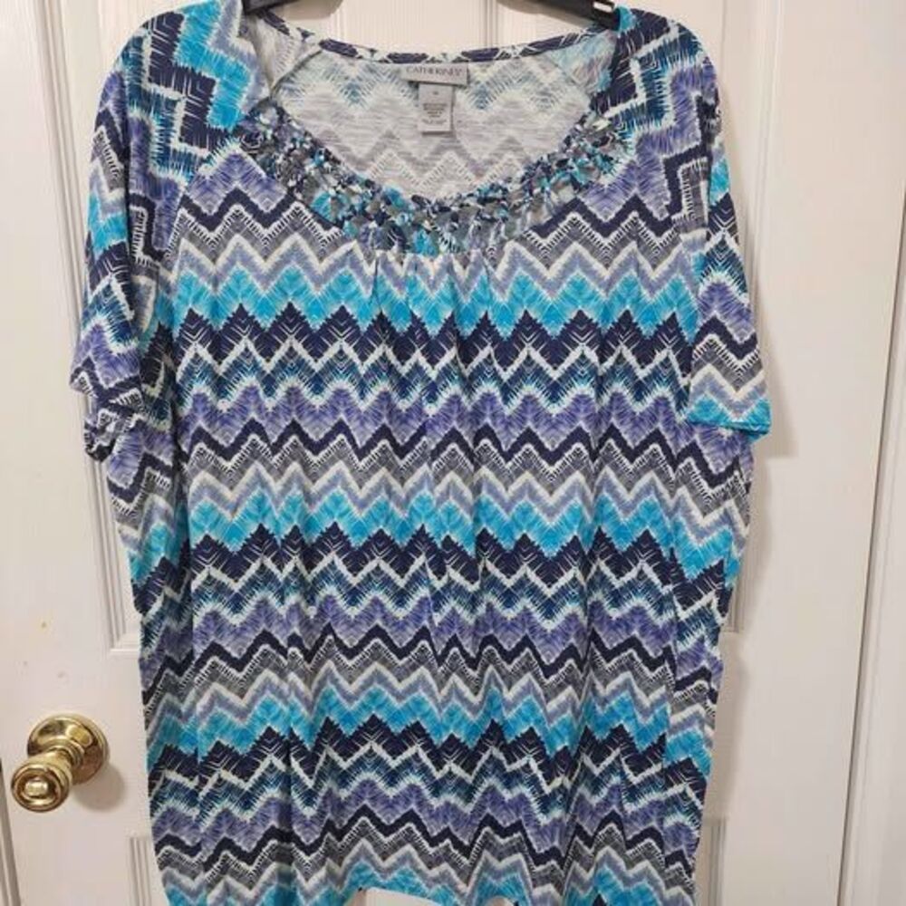 Catherines short-sleeve plus-size top size 1x NWT